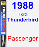 Passenger Wiper Blade for 1988 Ford Thunderbird - Vision Saver