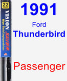 Passenger Wiper Blade for 1991 Ford Thunderbird - Vision Saver