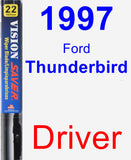 Driver Wiper Blade for 1997 Ford Thunderbird - Vision Saver