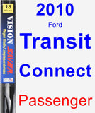 Passenger Wiper Blade for 2010 Ford Transit Connect - Vision Saver