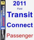 Passenger Wiper Blade for 2011 Ford Transit Connect - Vision Saver