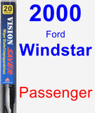 Passenger Wiper Blade for 2000 Ford Windstar - Vision Saver