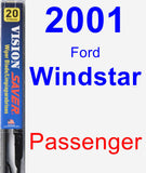 Passenger Wiper Blade for 2001 Ford Windstar - Vision Saver
