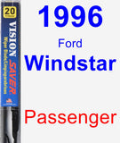 Passenger Wiper Blade for 1996 Ford Windstar - Vision Saver