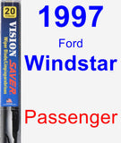 Passenger Wiper Blade for 1997 Ford Windstar - Vision Saver