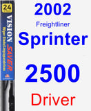 Driver Wiper Blade for 2002 Freightliner Sprinter 2500 - Vision Saver