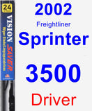 Driver Wiper Blade for 2002 Freightliner Sprinter 3500 - Vision Saver