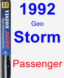Passenger Wiper Blade for 1992 Geo Storm - Vision Saver