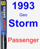 Passenger Wiper Blade for 1993 Geo Storm - Vision Saver