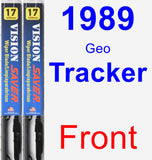 Front Wiper Blade Pack for 1989 Geo Tracker - Vision Saver