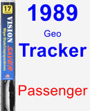 Passenger Wiper Blade for 1989 Geo Tracker - Vision Saver