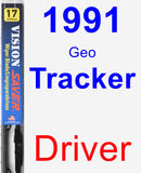 Driver Wiper Blade for 1991 Geo Tracker - Vision Saver