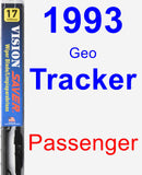 Passenger Wiper Blade for 1993 Geo Tracker - Vision Saver