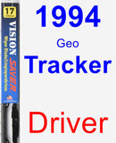 Driver Wiper Blade for 1994 Geo Tracker - Vision Saver