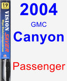 Passenger Wiper Blade for 2004 GMC Canyon - Vision Saver
