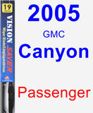 Passenger Wiper Blade for 2005 GMC Canyon - Vision Saver