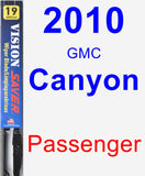 Passenger Wiper Blade for 2010 GMC Canyon - Vision Saver