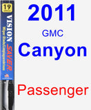 Passenger Wiper Blade for 2011 GMC Canyon - Vision Saver
