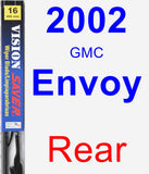 Rear Wiper Blade for 2002 GMC Envoy - Vision Saver