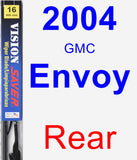 Rear Wiper Blade for 2004 GMC Envoy - Vision Saver