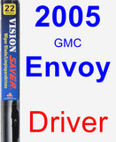 Driver Wiper Blade for 2005 GMC Envoy - Vision Saver