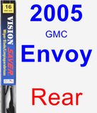 Rear Wiper Blade for 2005 GMC Envoy - Vision Saver