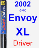 Driver Wiper Blade for 2002 GMC Envoy XL - Vision Saver