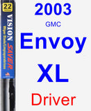 Driver Wiper Blade for 2003 GMC Envoy XL - Vision Saver