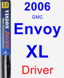 Driver Wiper Blade for 2006 GMC Envoy XL - Vision Saver
