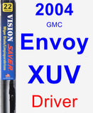 Driver Wiper Blade for 2004 GMC Envoy XUV - Vision Saver