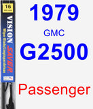 Passenger Wiper Blade for 1979 GMC G2500 - Vision Saver