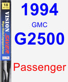 Passenger Wiper Blade for 1994 GMC G2500 - Vision Saver