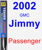 Passenger Wiper Blade for 2002 GMC Jimmy - Vision Saver