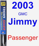 Passenger Wiper Blade for 2003 GMC Jimmy - Vision Saver
