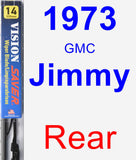 Rear Wiper Blade for 1973 GMC Jimmy - Vision Saver