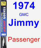 Passenger Wiper Blade for 1974 GMC Jimmy - Vision Saver