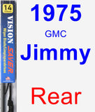 Rear Wiper Blade for 1975 GMC Jimmy - Vision Saver