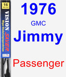 Passenger Wiper Blade for 1976 GMC Jimmy - Vision Saver