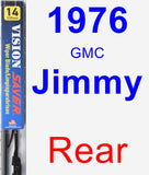 Rear Wiper Blade for 1976 GMC Jimmy - Vision Saver