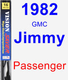Passenger Wiper Blade for 1982 GMC Jimmy - Vision Saver