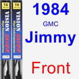 Front Wiper Blade Pack for 1984 GMC Jimmy - Vision Saver