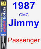 Passenger Wiper Blade for 1987 GMC Jimmy - Vision Saver