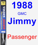 Passenger Wiper Blade for 1988 GMC Jimmy - Vision Saver