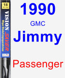 Passenger Wiper Blade for 1990 GMC Jimmy - Vision Saver