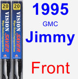 Front Wiper Blade Pack for 1995 GMC Jimmy - Vision Saver