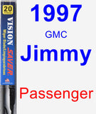 Passenger Wiper Blade for 1997 GMC Jimmy - Vision Saver