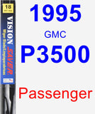 Passenger Wiper Blade for 1995 GMC P3500 - Vision Saver