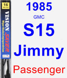 Passenger Wiper Blade for 1985 GMC S15 Jimmy - Vision Saver