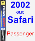 Passenger Wiper Blade for 2002 GMC Safari - Vision Saver