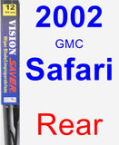 Rear Wiper Blade for 2002 GMC Safari - Vision Saver